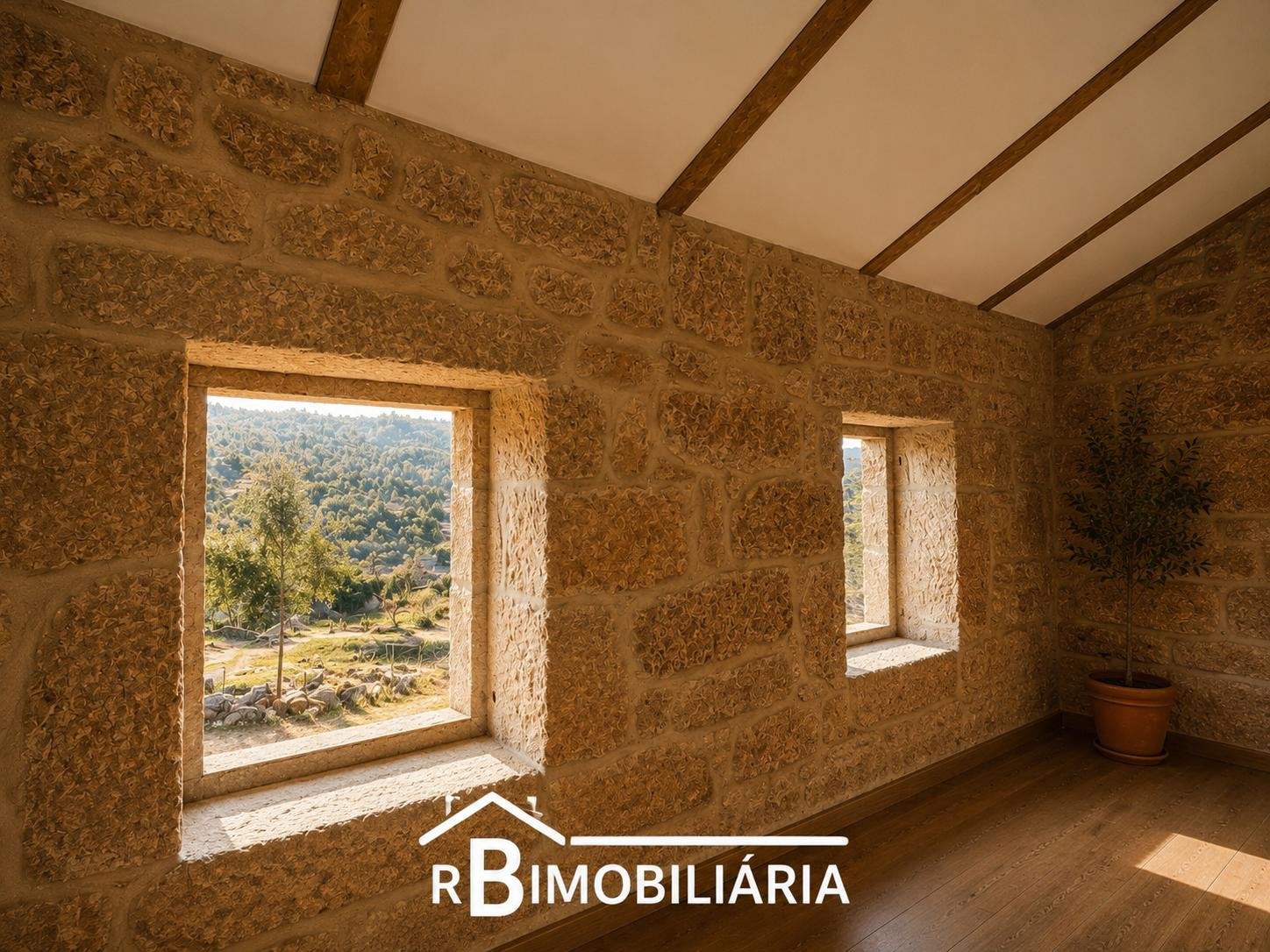 Moradia V2 em Pedra com Vista sobre a Albufeira de Ribeiradio – Sejães, Oliveira de Frades